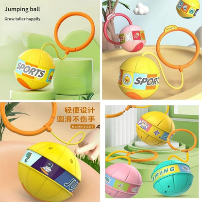Skip Ball, Portable Foldable Colorful Flash Wheel Swing Ball, Kids Toys