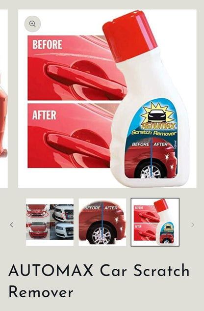 Scratch Remover Quickly and Easily Removes Scratches and Scrapes Liquid for All Car Bike (100 ml)